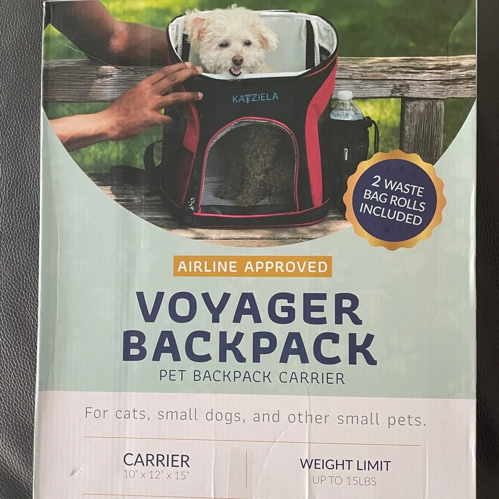 Katziela Voyager Backpack Dog/Cat Carrier